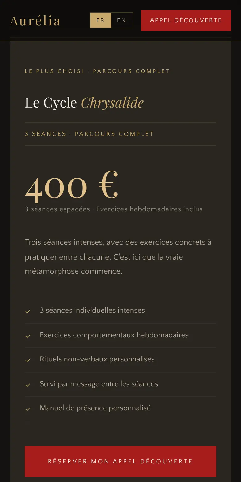 The offers and prices on a phone